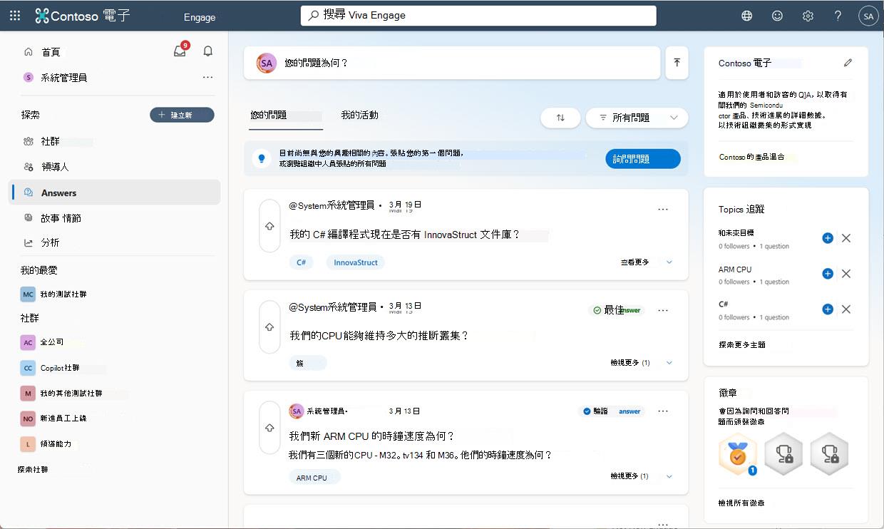 答案請見Viva主頁，包含所有主要元素
