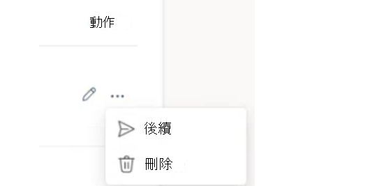 選秀後行動選單