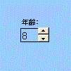 表單工具列微調按鈕控制項範例