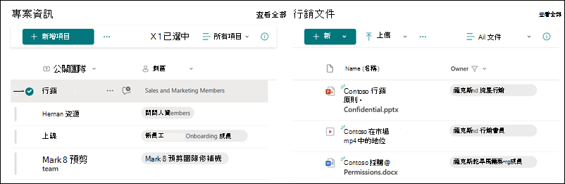 動態篩選清單