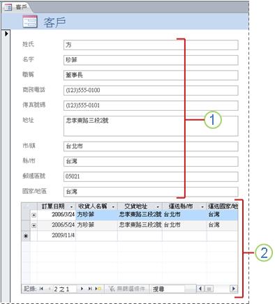 單一項目表單