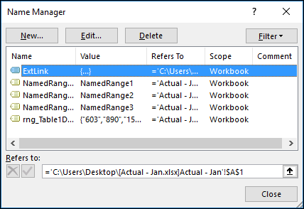 [名稱管理員] 對話方塊