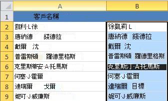 新欄中大小寫適當的文字 (B)