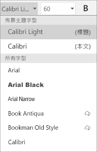 字型