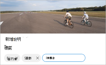 OneDrive 編輯標籤。