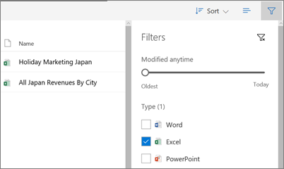 調整商務用 OneDrive 中 [與我共用] 檢視的螢幕擷取畫面