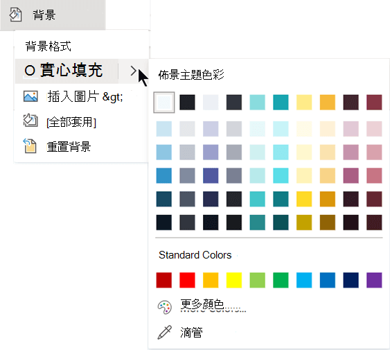 用彩色格式化背景。