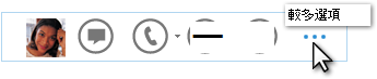 快速 Lync 列 - 其他選項