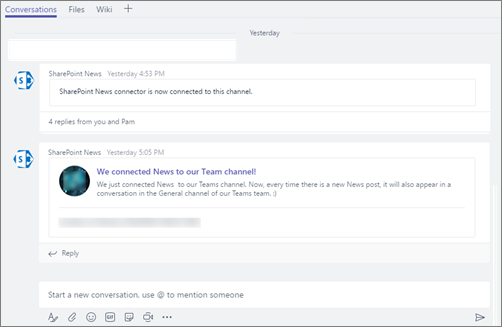 新聞連接器對話框